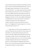 Esszék 'Issues and Situation Analysis with OPEC and the Oil Industry', 4.                