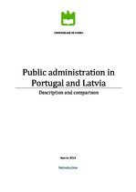 Kutatási anyagok 'Public Administration in Portugal and Latvia: Description and Comparison', 1.                