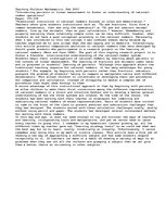 Esszék 'A Review of the Article "Introducing Percents in Linear Measurement to Foster an', 1.                