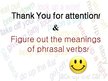 Prezentációk 'Phrasal Verbs', 8.                