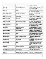 Prezentációk 'Phrasal Verbs', 10.                