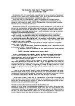 Esszék 'The Hechsler - Ohlin Theory', 1.                