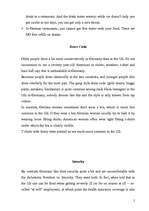 Esszék 'German Culture and Traditions That A Foreigner Should Know', 5.                