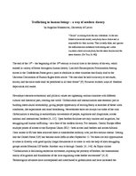 Kutatási anyagok 'Trafficking in Human Beings – a Way of Modern Slavery', 1.                