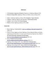 Kutatási anyagok 'Trafficking in Human Beings – a Way of Modern Slavery', 10.                