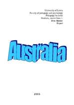 Kutatási anyagok 'Australia', 1.                