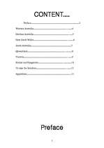 Kutatási anyagok 'Australia', 2.                