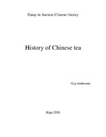 Esszék 'History of Chinese Tea', 1.                
