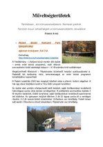 Összefoglalók, jegyzetek 'Erdei iskolák', 1.                