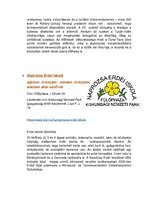 Összefoglalók, jegyzetek 'Erdei iskolák', 3.                