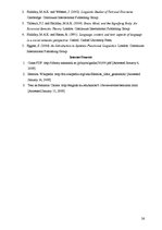 Kutatási anyagok 'Halliday’s Approach to Text Analysis', 27.                