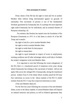Kutatási anyagok 'The Restriction on Labour Market for New Membersof European Union', 7.                