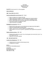 Minták 'Office Manager Resume', 1.                