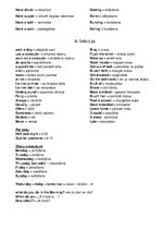 Összefoglalók, jegyzetek 'English', 2.                