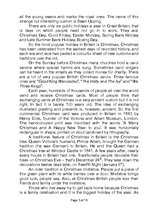 Esszék 'Traditions and Holidays of Great Britan', 3.                