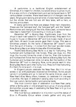 Esszék 'Traditions and Holidays of Great Britan', 5.                