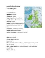 Kutatási anyagok 'Introduction with United Kingdom', 3.                
