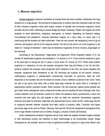 Kutatási anyagok 'Human Migration Problem', 5.                