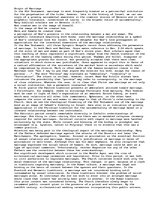 Esszék 'Origin of Marriage', 1.                