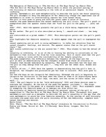 Esszék 'This essay is about the metaphorical use of mathmatics in "The One Girl at The B', 1.                