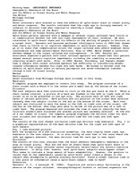Esszék 'Hemispheric Dominance of the Brain and Its Effect on Visual Acuity and Motor Res', 1.                