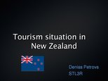 Prezentációk 'Tourism Situation in New Zealand', 1.                