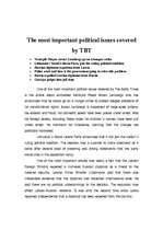 Esszék 'Report on The Baltic Times', 1.                