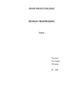 Kutatási anyagok 'Human Trafficking', 1.                