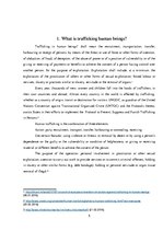 Kutatási anyagok 'Human Trafficking', 5.                