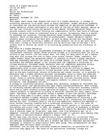 Esszék 'Values of a Higher Education', 1.                