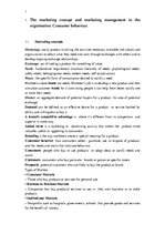 Összefoglalók, jegyzetek 'Getting Ready for Exam in Marketing', 1.                