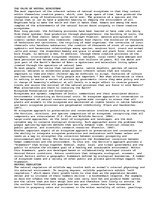 Esszék 'Ecosystems - Preservation vs. Conservation', 1.                