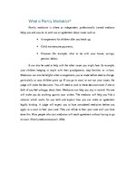 Összefoglalók, jegyzetek 'What Is Mediation?', 7.                