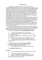 Kutatási anyagok 'English Teaching Strategies and Activities', 7.                