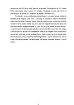 Összefoglalók, jegyzetek 'Instrument in EU Economic Integration: EU Budget', 4.                