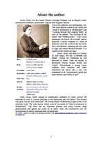 Kutatási anyagok 'Lewis Caroll "Alice’s Adventures in Wonderland". Book Review', 2.                