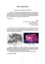 Kutatási anyagok 'Lewis Caroll "Alice’s Adventures in Wonderland". Book Review', 4.                