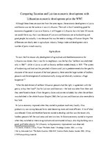 Esszék 'Comparing Estonian and Latvian Economic Development with Lithuanian Economic Dev', 1.                