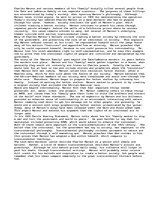 Esszék 'The Comparisons of Charles Manson to Transcendental Philosophy', 1.                