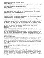 Esszék 'Customer Service in the Retail Industry', 1.                