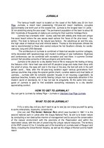 Összefoglalók, jegyzetek 'Town Jurmala', 1.                