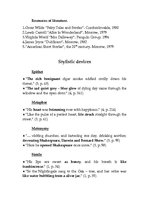 Összefoglalók, jegyzetek 'Stylistic Devices', 1.                