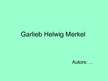Prezentációk 'Garlieb Helwig Merkel Biographie', 1.                