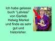 Prezentációk 'Garlieb Helwig Merkel Biographie', 5.                