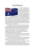 Kutatási anyagok 'Australia', 1.                