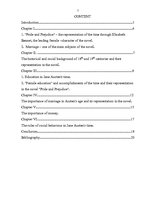 Kutatási anyagok 'The Representation of the Time in Jane Austen's Novel "Pride and Prejudice"', 2.                
