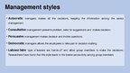 Prezentációk 'Managament Styles and Risk Management', 4.                