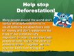 Prezentációk 'Deforestation', 10.                