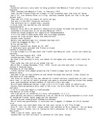 Összefoglalók, jegyzetek 'The Five Major Battles', 1.                