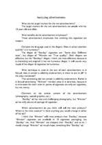 Kutatási anyagok 'Cigarette Advertising Analysis', 1.                